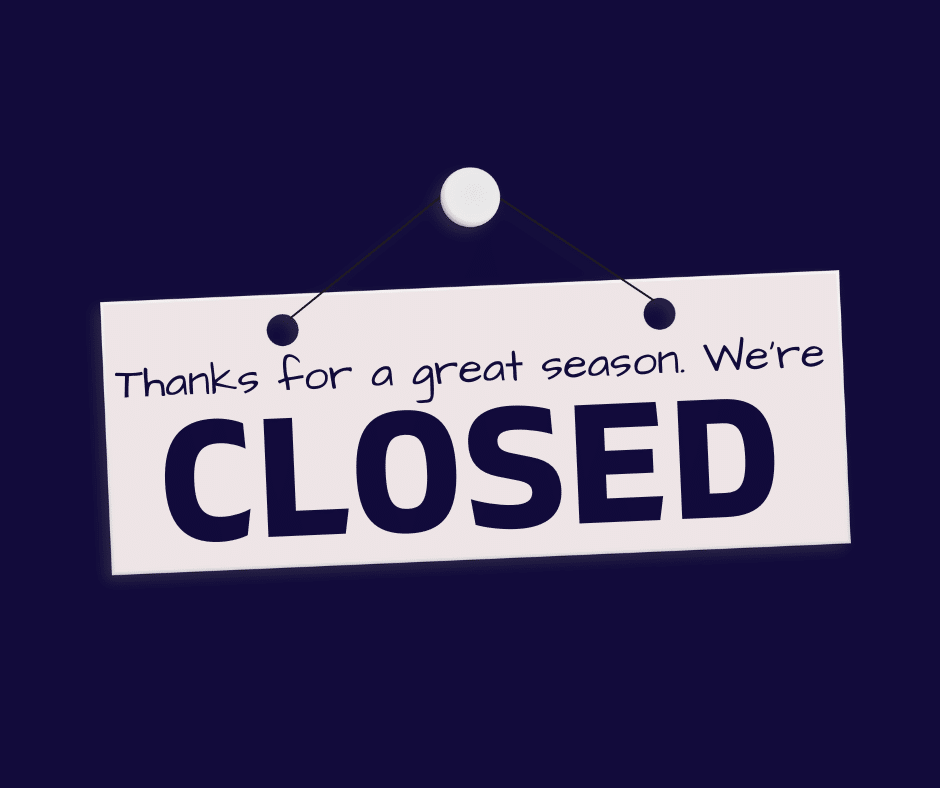 October 13: Closing Day